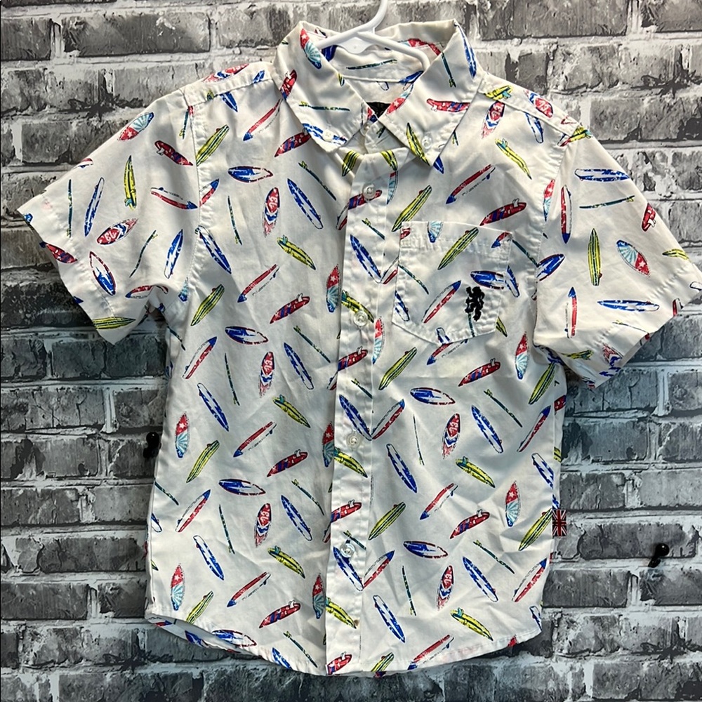 English Laundry‎ Surfboard Print Shirt